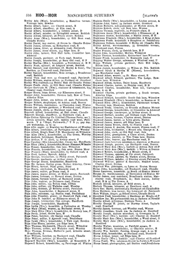 HOO-HOR 1\La~CHESTER SUBURBAN [SLATRR's Hooley Ada (Miss), Householder, 4 Hamilton Tetrace