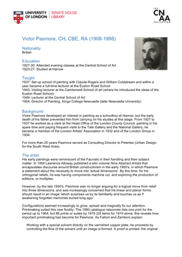 Victor Pasmore Biography.Pdf (964.57