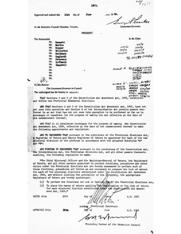 Order in Council 1873/1966