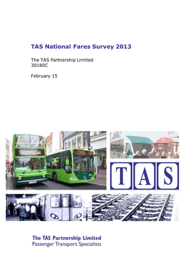 2013 National Fares Survey