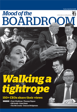 MOOD of the BOARDROOM Mood of the Boardroom 2019 What’S Inside the Herald’S Mood of the Boardroom 2019 Ceos Survey Attracted Participation from 157 Respondents
