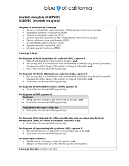 GLEEVEC) GLEEVEC (Imatinib Mesylate)