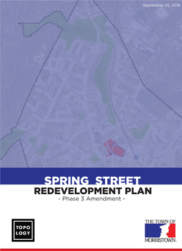 SPRING STREET REDEVELOPMENT PLAN - Phase 3 Amendment - ACKNOWLEDGEMENTS