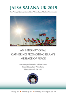 Jalsa Salana 2019 Brochure