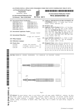 WO 2018/035503 Al 22 February 2018 (22.02.2018) W !P O PCT
