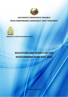 Education and Sports Sector Development Plan 2021-2025