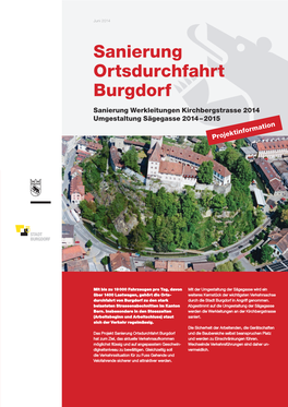 Projektinformationen Zur Sanierung Ortsdurchfahrt Burgdorf