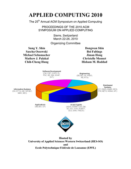 Final Program Page 2 SAC 2010, March 21 – 26