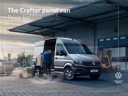 The Crafter Panel Van Price List Build Find a Offers & Test Drive Conversions Your Own Tour Centre Finance Model Prices