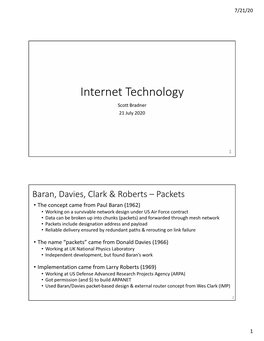 2020-07-21 Internet Technology