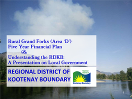 Regional District of Kootenay Boundary