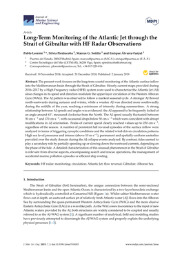 Long-Term Monitoring of the Atlantic Jet Through the Strait of Gibraltar with HF Radar Observations