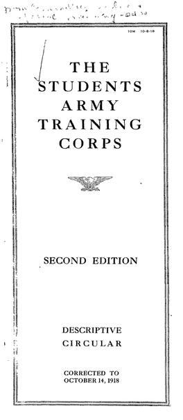 The Students Army Training Corps