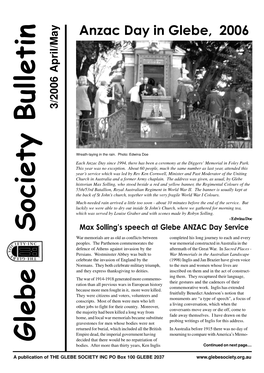 Glebe Society Bulletin 2006 Issue 03
