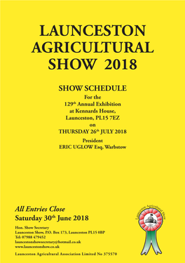 Launceston Agricultural Show 2018