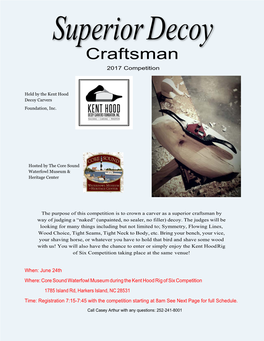 Craftsman 2017 Competition