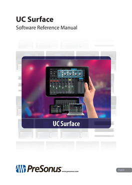 UC Surface Reference Manual