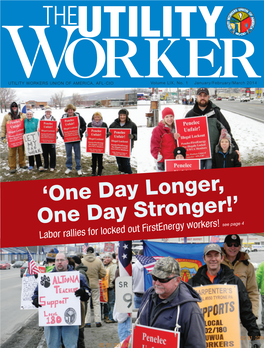 Firstenergy Workers! Published Quarterly by Volume LIX, No