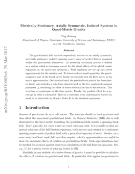 Metrically Stationary, Axially Symmetric, Isolated Systems in Quasi-Metric Gravity