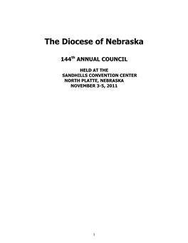 The Diocese of Nebraska