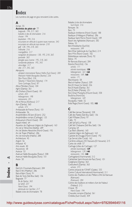 Index Du Guide