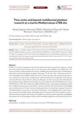 Multifaceted Plankton Research at a Marine Mediterranean LTER Site