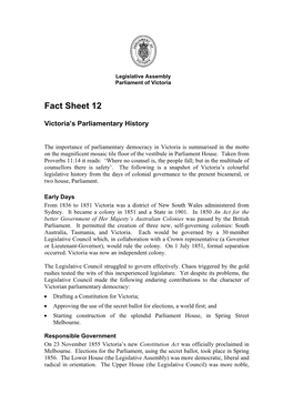 Fact Sheet 12