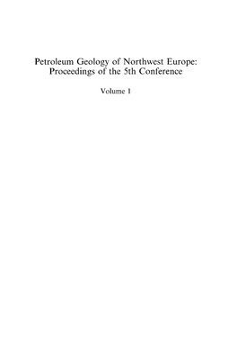 Petroleum Geology of Northwest Europe: Proceedings of the 5Th Conference