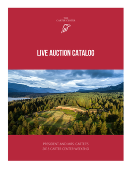 Live Auction Catalog