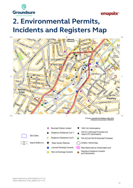 2. Environmental Permits, Incidents and Registers Map