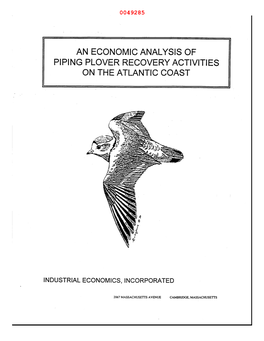 An Economic Analysis of Piping Plover Recovery Activities on the Atlantic Coast