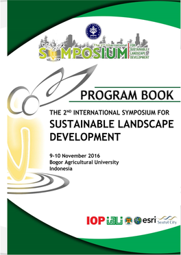 The 2Nd International Symposium for Sustainable Landscape Development