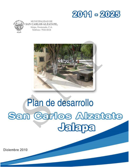 Plan De Desarrollo Municipal