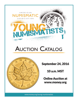 Young Numismatist Online Auction
