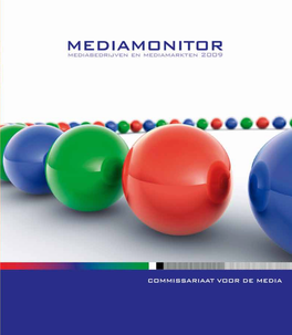 Mediamonitor – Mediabedrijven En Mediamarkten 2009