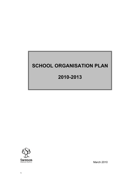School Organisation Plan 2010-2013