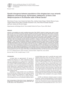 Genetic Divergence Between Populations Of