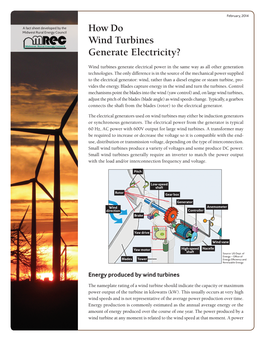 How Do Wind Turbines Generate Electricity?