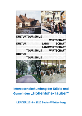 Gemeinden ?Hohenlohe-Tauber?