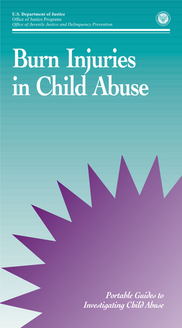 Burn Injuries in Child Abuse