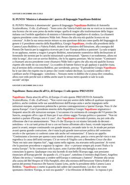 Guerra Di Linguaggio Napolitano-Boldrini IL PUNTO