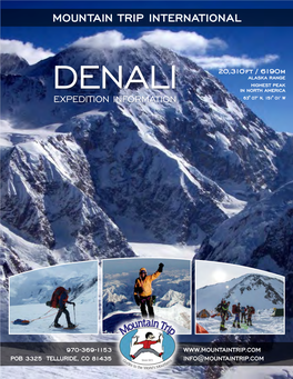 Denali Information Booklet