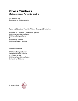 Cross Timbers Gateway from Forest to Prairie