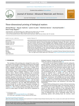 Journal of Science: Advanced Materials and Devices Xxx (2016) 1E17