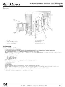 Alphaserver ES47 Overview