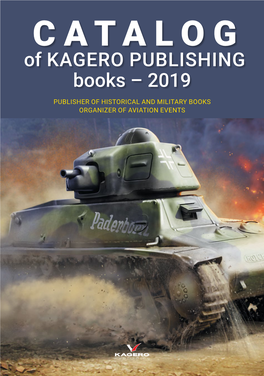 Of Kagero PUBLISHING Books – 2019