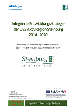 Integrierte Entwicklungsstrategie Der LAG Aktivregion Steinburg 2014 - 2020