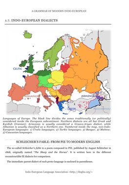 Northern Indo-European Dialects