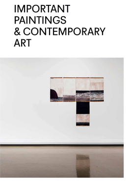 Important Paintings & Contemporary