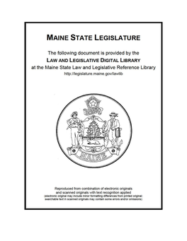 Maine State Legislature